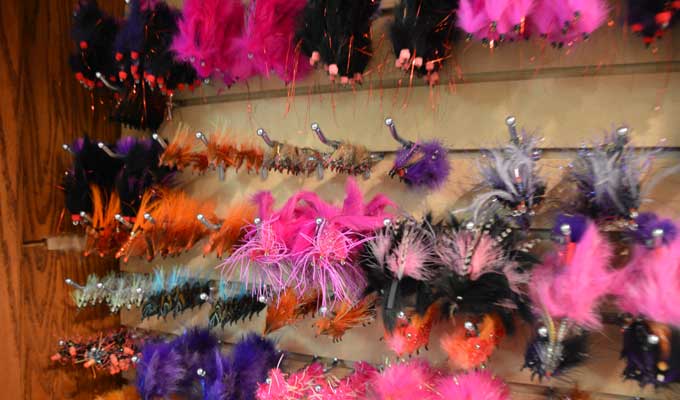 Fully stocked Spey flies for steelhead fishing