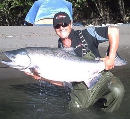 Greg Buck, experienced fly and gear fishing guide