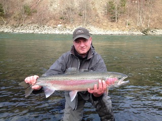 Kori Doll, head guide for Skeena Wilderness Fishing Charters