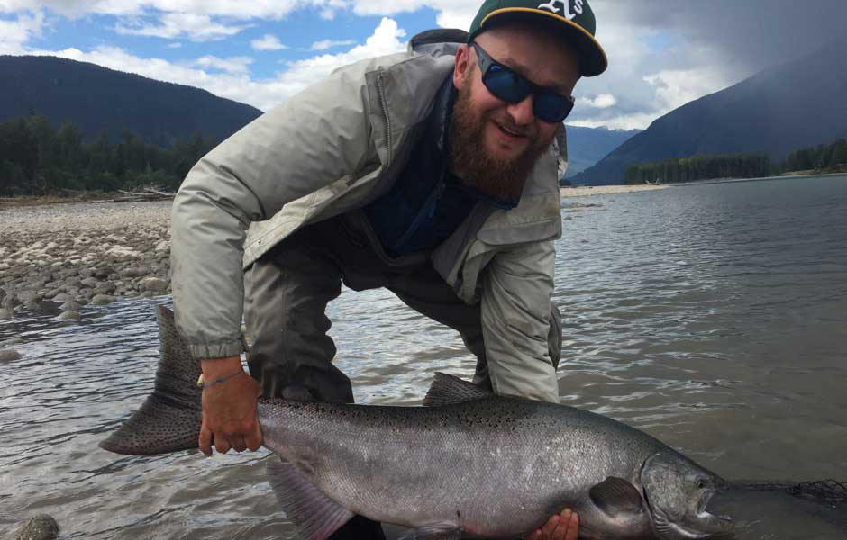 Chinook Salmon Guided Fishing Terrace BC Canada